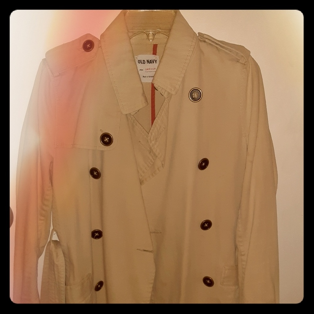 Old Navy Khaki Trench Jacket